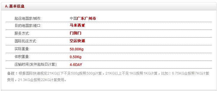 DHL国际快递费用详解，一览表助你轻松了解运费信息