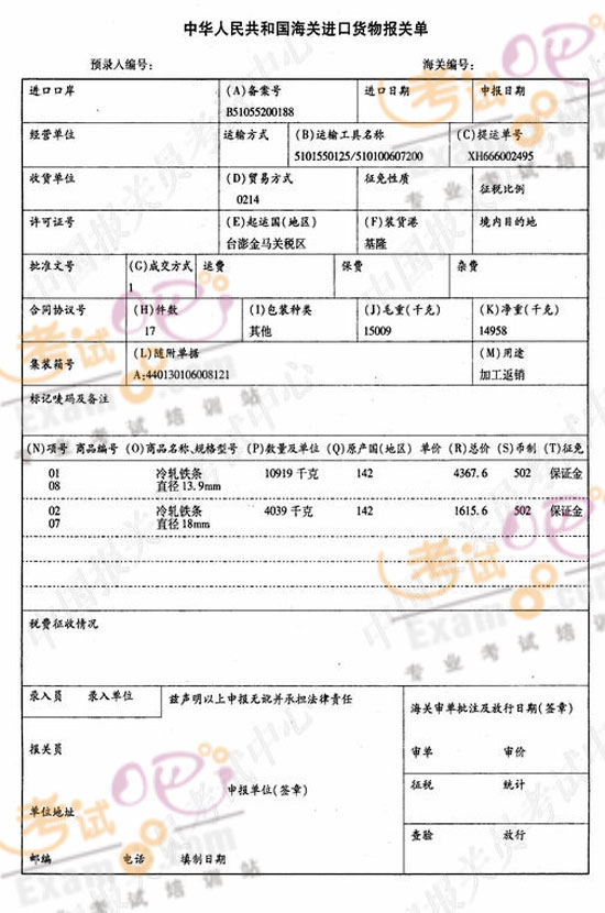 报关单实例解析，从理论走向实践